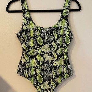 🛍FREE WITH ANY PURCHASE Neon Animal Print Bodysuit